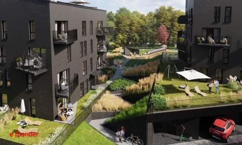 APARTAMENT 32,60m z prywatnym OGRODEM Premium Study Space
