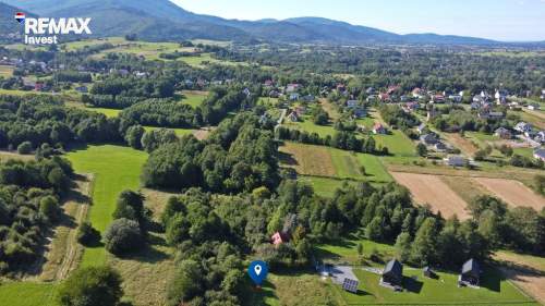 Działka rekreacyjna 1439m2 w Radziechowach