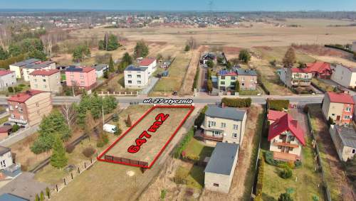 Działka budowlana z projektem domu Dobieszowice