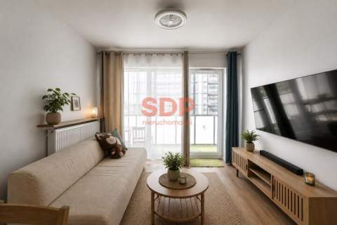 Apartament 3 pokoje Quorum Sikorskiego Loggia Widok na rzekę