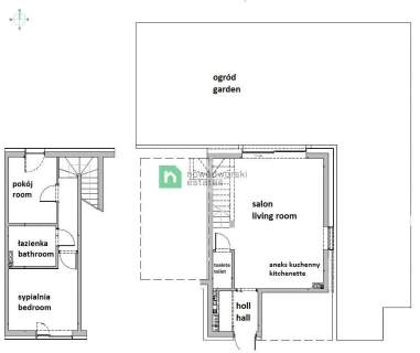 Nowoczesny dwupoziomowy apartament Zielonki