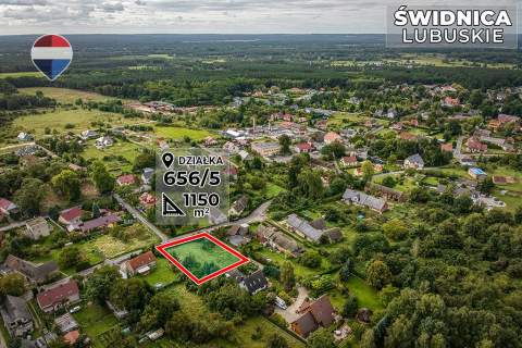 Działka budowlana 1150 m - blisko Zielonej Góry