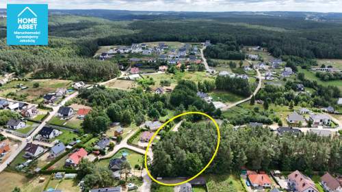 Gościcino Działka budowlana z lasem 3127m2