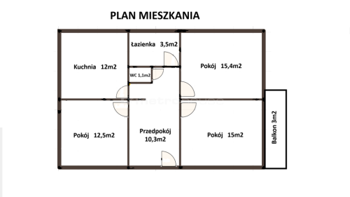 Mieszkanie na sprzedaż, 72,9 m2, Gładczyn