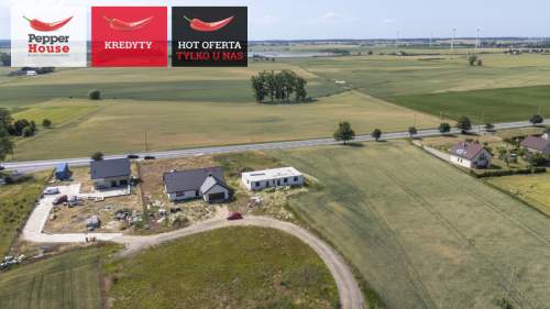 Działka 1752 m z rozpoczętą budową domu 132 m