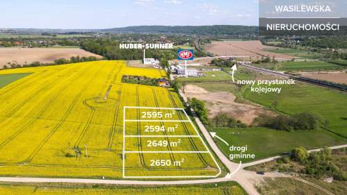 26,5 a-1 ha/MPZP pod usługi/600 m od PKP Pisary