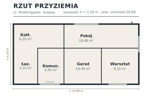 Do wynajęcia dom wolnostojący przy ul. Wodociągowej w Krakowie