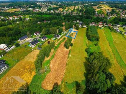 Działka budowlana 1072 m Mszana 5 minut A1