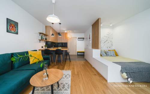 Przestronne, funkcjonalne studio Podgórze