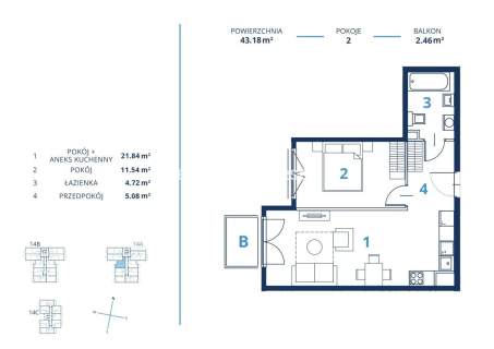 Gotowa inwestycja - metraże od 39 m2, Kraków