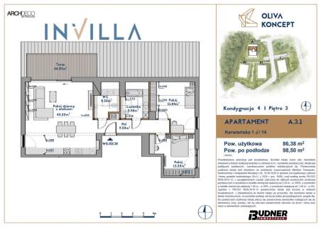 Apartament z widokiem na las