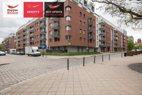 Angielska Grobla Wyspa Spichrzów balkon
