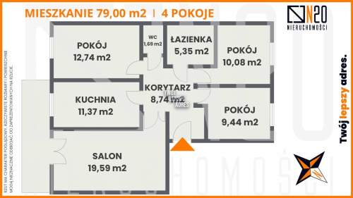 Dębniki - 4 pokojowe z klimatyzacją i parkingiem