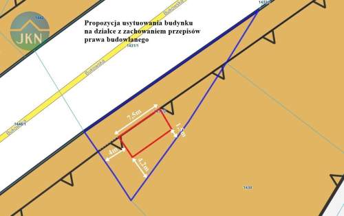 Tania działka z potencjałem budowlanym.