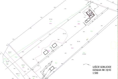 Działka budowlana 41a, Uście Gorlickie, Z projektem i PNB