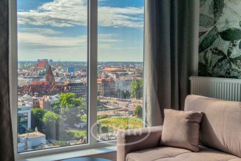 Apartament w Quorum z widokiem na panoramę miasta
