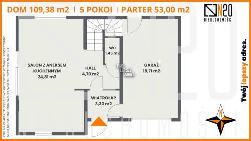 NOWOCZESNE DOMY z garażem i 4 sypialniami