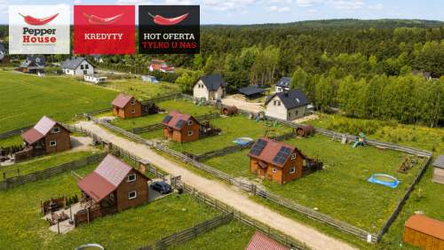 3 domki - gotowa inwestycja Sauna Balia jezioro