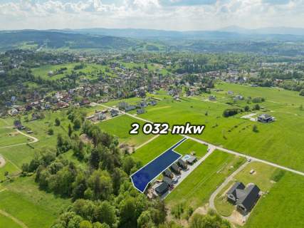 Działka budowlana 2032m2 RABKA-ZDRÓJ - Słone
