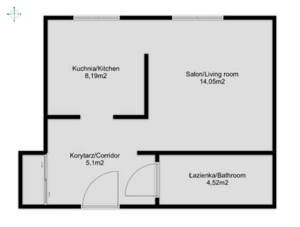 Komfortowe 2 pok 33,37m ul. Robotnicza