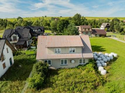 Dom jednorodzinny w Krauszowie z widokiem na Tatry