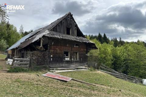 Istebna widokowa działka 6600 m z domem, stawem