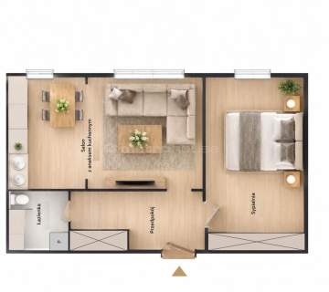 Mieszkanie na sprzedaż, 31,86 m2, Siedlce