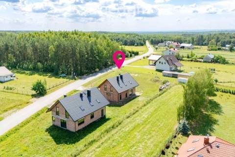 Dom w stanie surowym zamkniętym Trzeboś Podlas