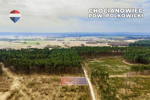 Działka budowlana w bezpośrednim sąsiedztwie lasu