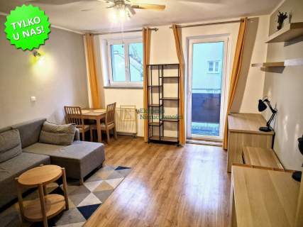 Umeblowana kawalerka 37,5 m2, Na Barciach, balkon