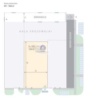 Bielany magazyn 1800 m2 do wynajęcia