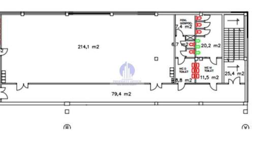 Praga Północ lokal biurowo-usługowy 235,51m2 do wynajęcia