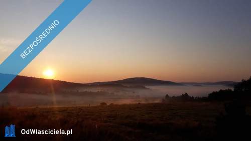 Działka 1,3 ha / Beskid Niski / Wołowiec / widokowa posiadłość