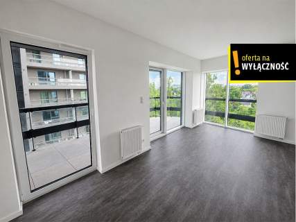Nowoczesny apartament Kielce Plaza z tarasem