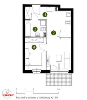 3 pokoje 56m2 20 min Centrum, RABAT 100tys