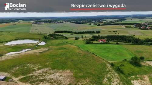 Duża, słoneczna, uzbrojona działka - Pręgowo