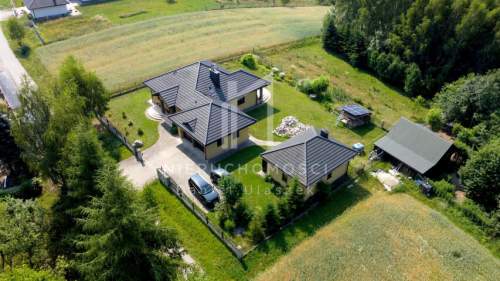 SOLIDNY DOM PARTEROWY, SKOŁYSZYN, 45AR
