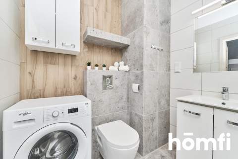 Komfortowe 2 pokoje z garażem Jagodno 42,63 m