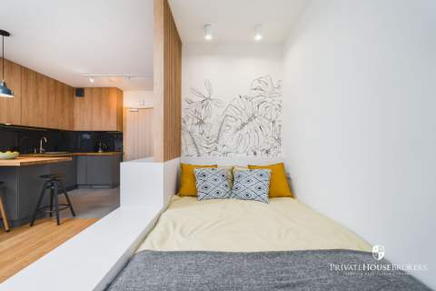 Przestronne, funkcjonalne studio Podgórze
