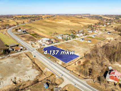 Działka usługowa z WZ przy DK7 2 km od S7