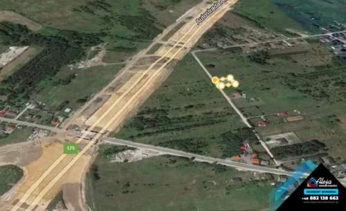 Działka przemysłowo - usługowa blisko autostrady