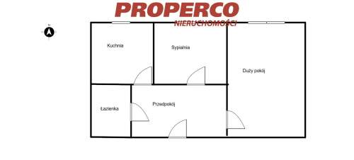 Mieszkanie 41,5 m2, 2 pokoje, Bocianek