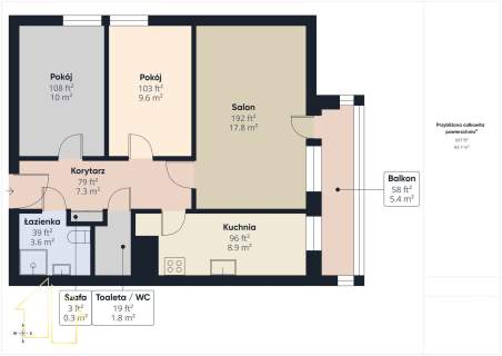3 niezależne pokoje osobna kuchnia balkon Grochów