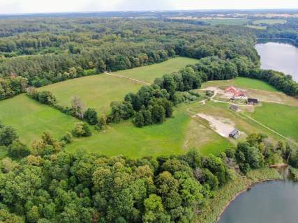 Działka 3,3 ha z własną linią brzegową j. Narie