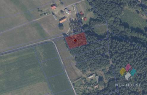 Działka blisko dwóch jezior, otoczona lasem z WZ
