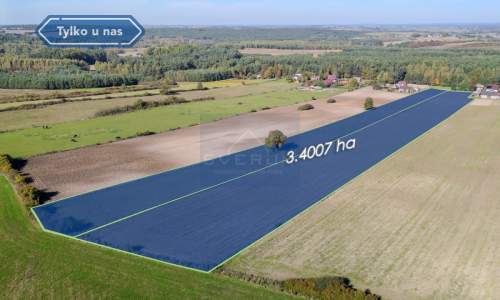 Duża działka Pabianice gm. Janów
