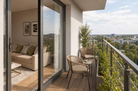 Kawalerka na ostatnim piętrze Balkon Gotowa do odbioru we