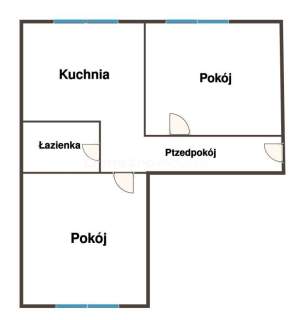 Mieszkanie na sprzedaż, 49,16 m2, Łódź