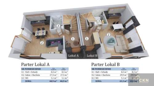 KLINY - DOM W ZABUDOWIE BLIŹNIACZEJ- 130 m2