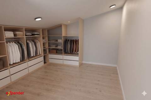 Po Generalce - Nowoczesne Mieszkanie - LOFT 3 Pokoje Garderoba